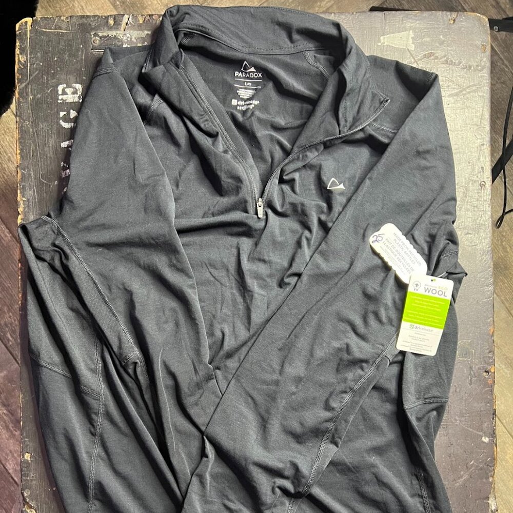 Pardox Large Black Half Zip